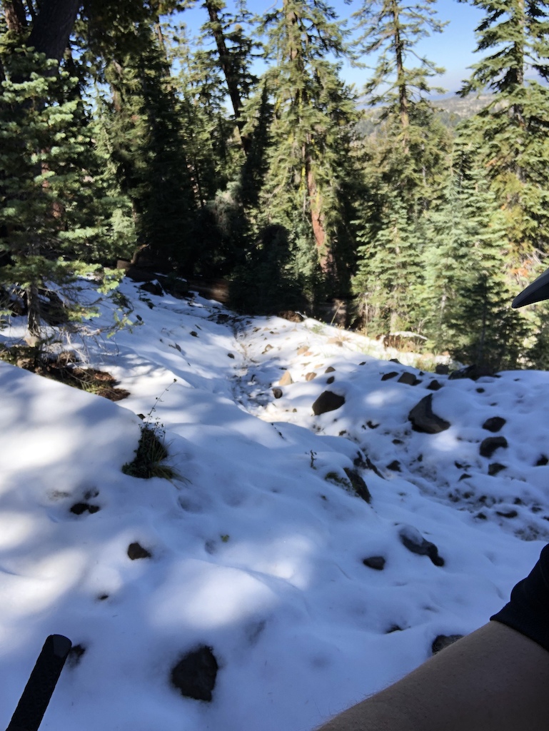 Early Snow above Hidden Lake