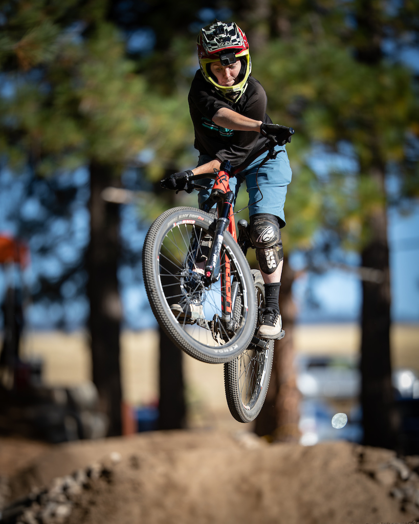 Carolyn Kavanagh at Truckee Bike Park in Truckee, California, United