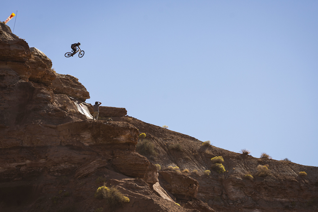 Cam Zink's step down at Red Bull Rampage 2019.