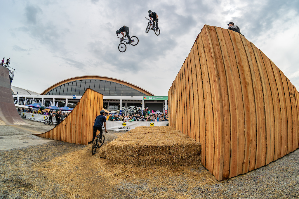 Timothe Bringer competes at Eurobike Action Area on 07.09.19