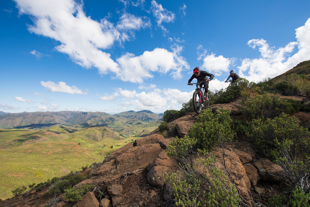 Rob Warner and Matt Jones Rob Warner are seen during the filming of Rob Warner's Wild Rides in Lesotho on April 15, 2019 // Tyrone Bradley/Red Bull Content Pool // AP-225YKW4SS1W11 // Usage for editorial use only //