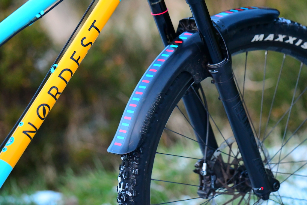 If you live in Ireland or UK a mudguard is mandatory, this one from RapidRace Products is a live saver