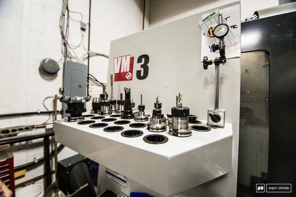 Different drill bit options for the CNC machine allow them to create and adjust each mold to virtually any spec.