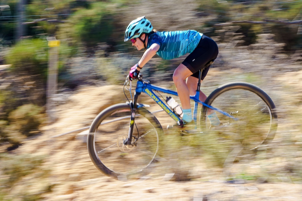 Down hill on Rocky Mountain at XCO Western Province cup round 3. 2019