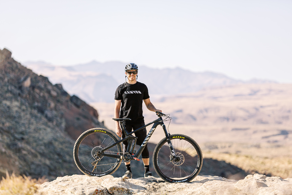 Braydon Bringhurst with his 2020 Canyon Strive at Barrel Trail/Zen ...