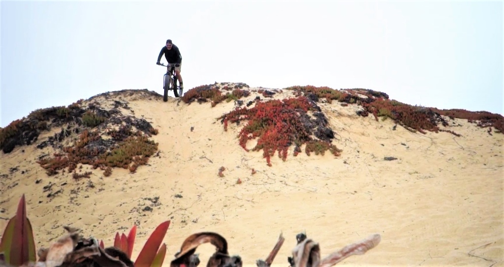 Sand biking the Eolian Dunes 7-30-2017 Specialized 2014 Fat Boy