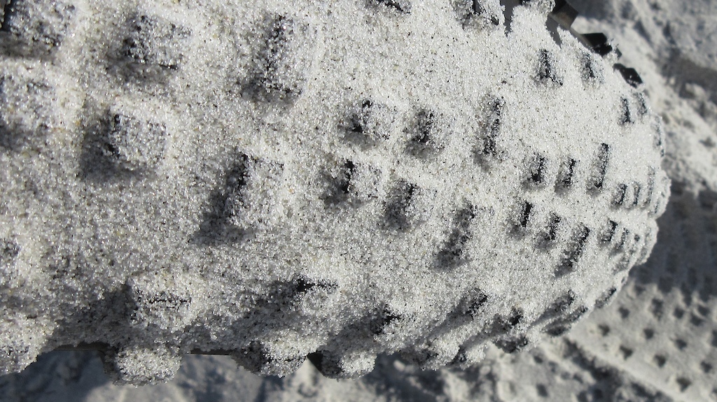 white sand on knobby. Carmel Beach CA 
2017 Trek Farley