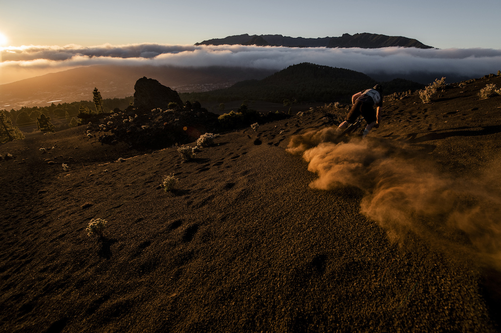 it was our 1st day on La Palma and we decided to go for a few laps, and ended up with this photo. It was the best sunset session from the entire trip.
