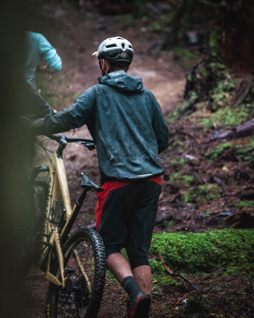 A typical wet winters ride on one of Robert Creeks sort after trails.