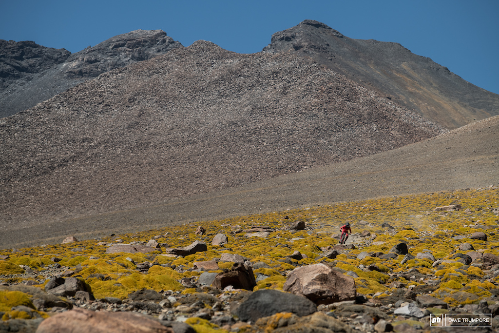 Romain Paulhan through some rare color in the Andes