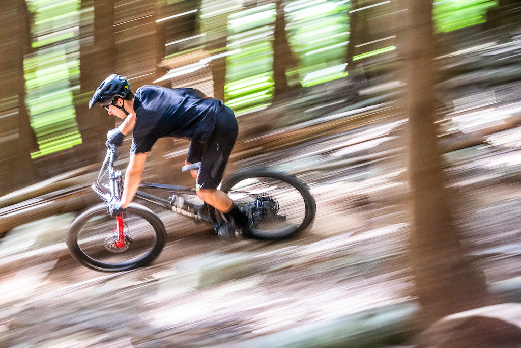 Henry Fitzgerald shredding a hardtail on the Cypress shuttle trails