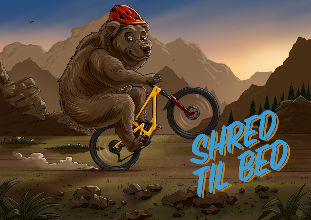 Shred Til Bed Bear