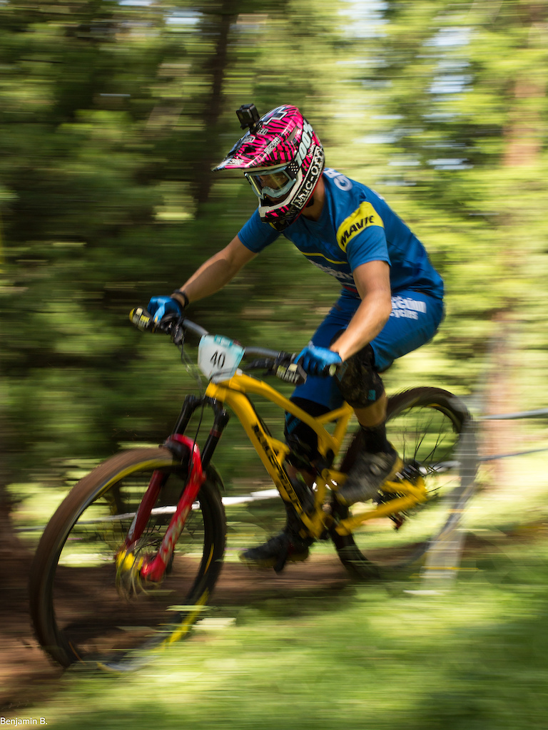 Miith - Kelan Grant during the training in les Orres for the EWS