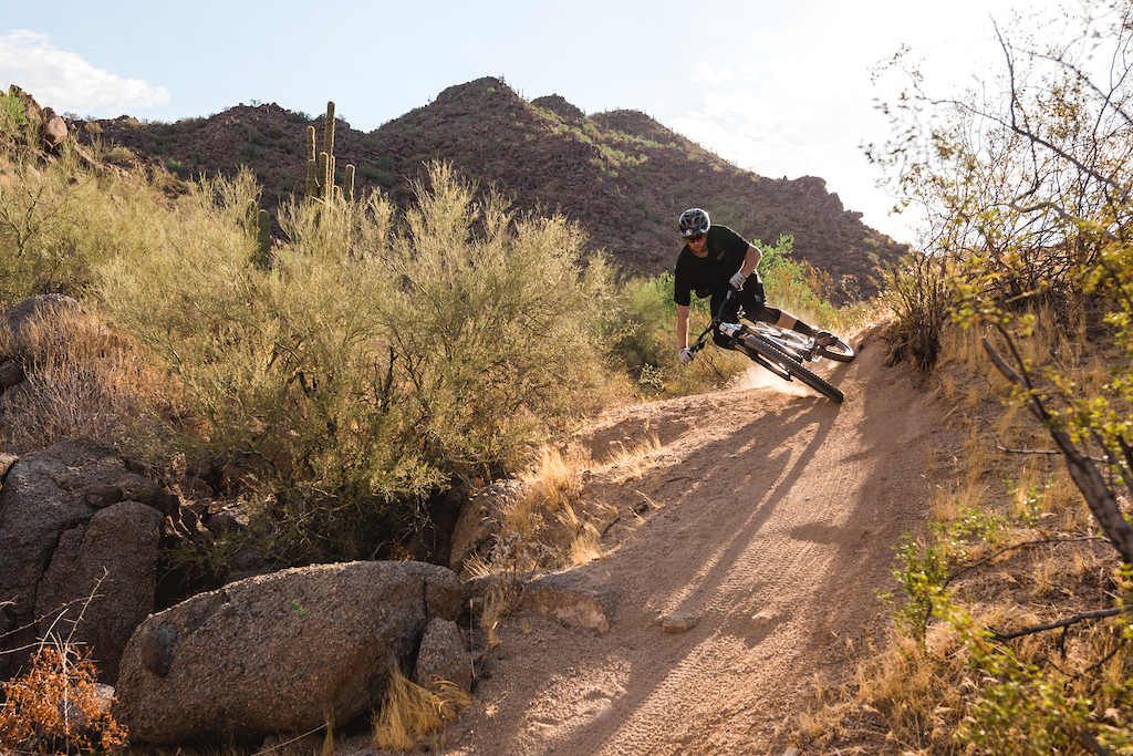 I've been loving these spring rides in Phoenix. Flowers in full bloom, beautiful weather, and rocky trails that are as rocky as ever.