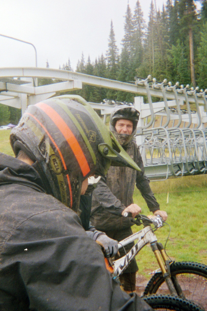 A couple disposables from the Sunrise enduro. It was one wet and wild weekend. Got second to last in my first enduro race ever, barely survived, and had a damn good time with the guys from Action Ride Shop.