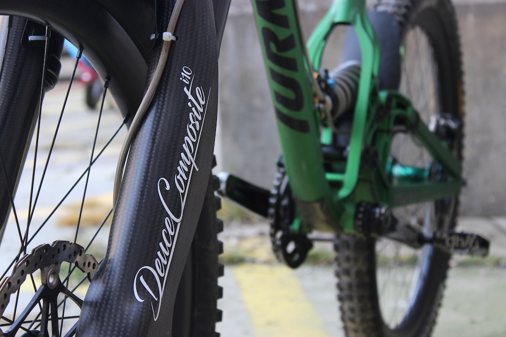 new update: 650b frontwheel, 800mm Thomson ti bar, complete set of ti bolts for the Dorado