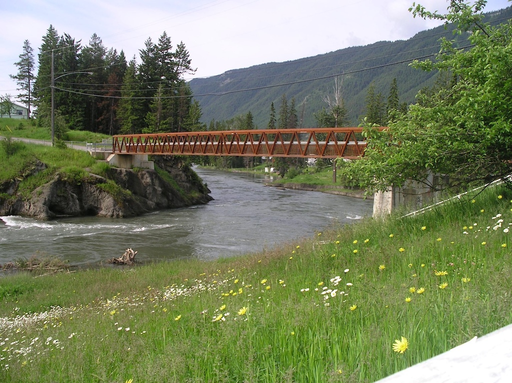 Trail Bridge over Elk River