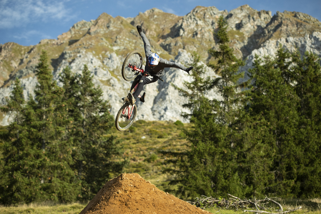 Thomas Genon with Anthill Films in the Lenzerheide Bike Kingdom Switzerland Copyright Bike Kingdom Lenzerheide Sterling Lorence