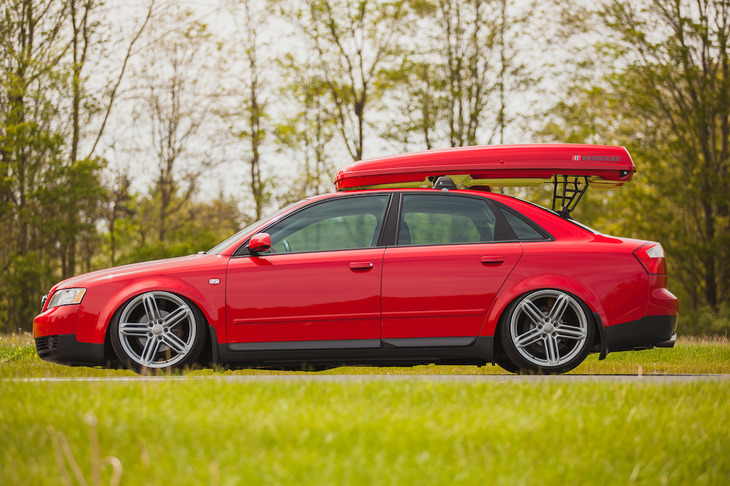 FS For Sale NJ SkiGuard Brilliant Red Sport 830 Roof Box NASIOC