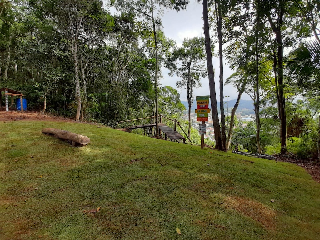 Gazebo at the top of the Bela Vista trail; Gaspar; S.C; Brazil