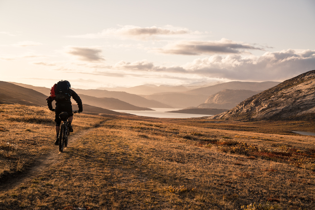 Evening light at the end of a 12 hour day on the Arctic Circle Trail