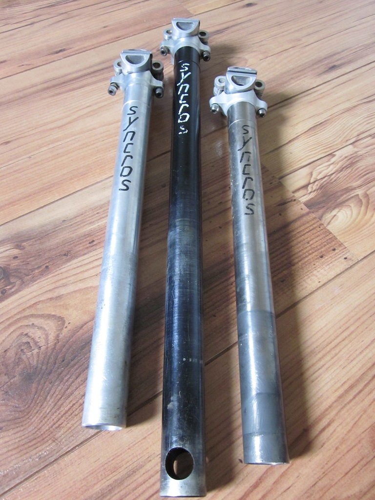 Assorted Syncros seat posts in 27.2 mm