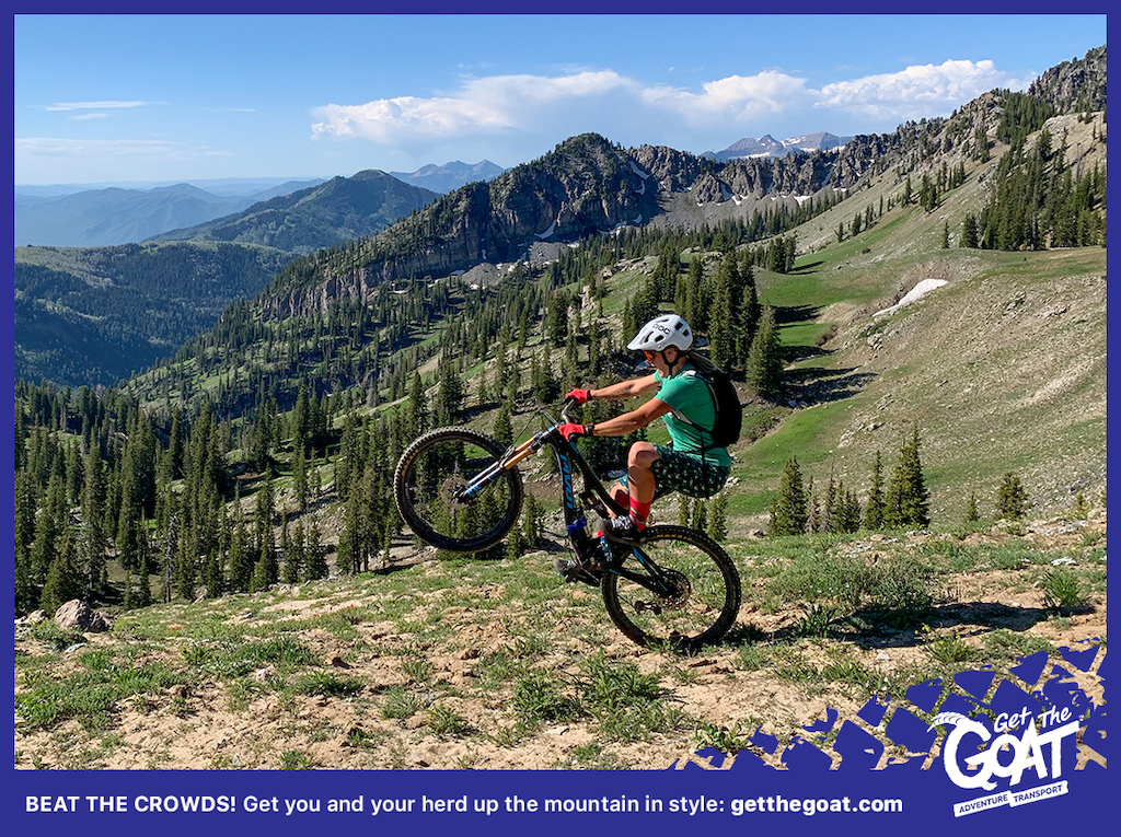 Poppin' wheelies in the high country, does it get any better than this?