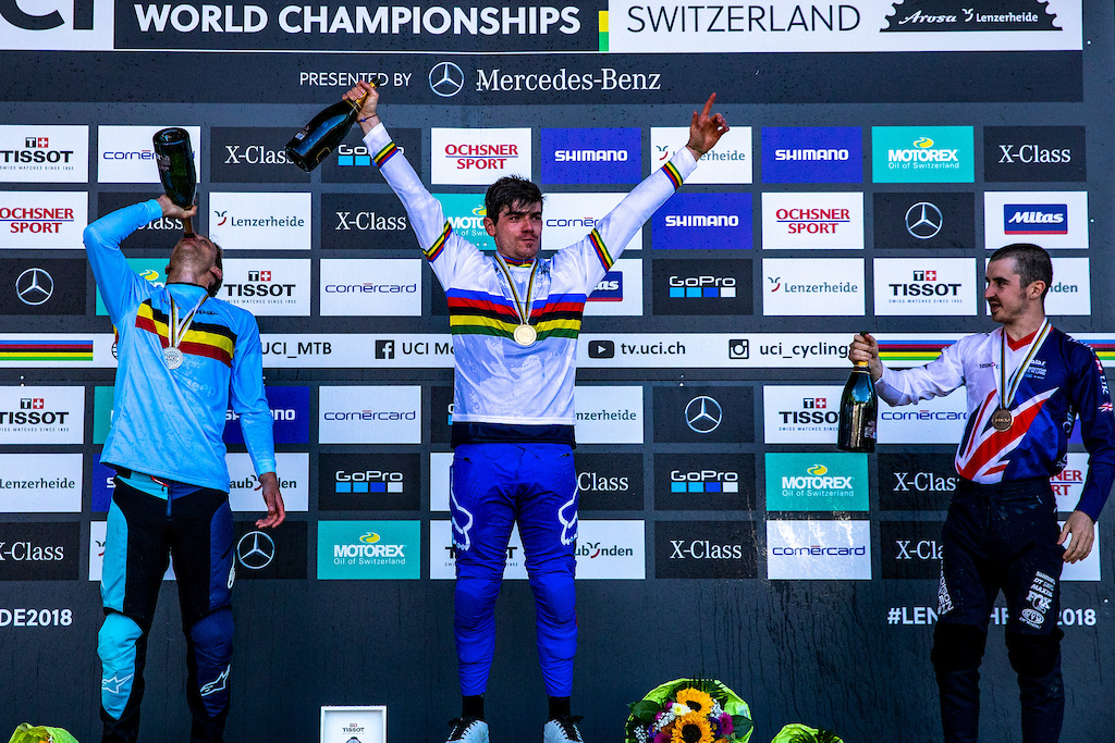 During the 2018 UCI MTB World Championships Lenzerheide Switzerland.