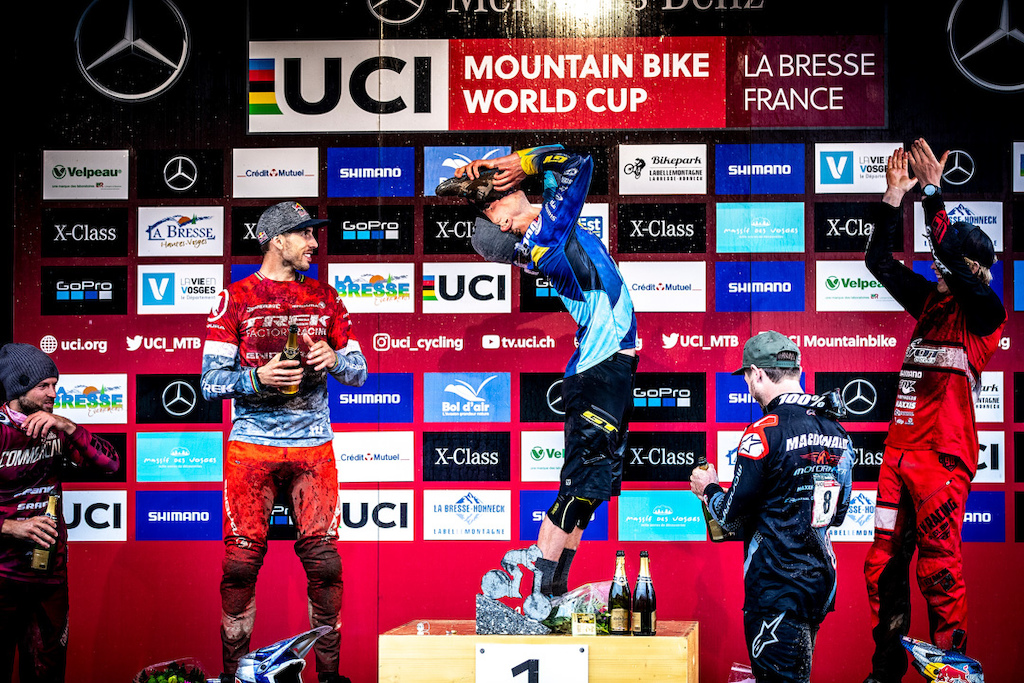 during the 2018 Labresse UCI MTB World Cup finals.