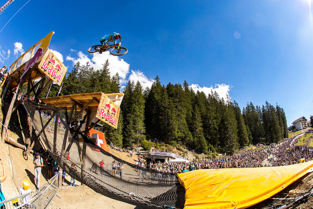 During the 2018 UCI MTB World Championships, Lenzerheide, Switzerland.