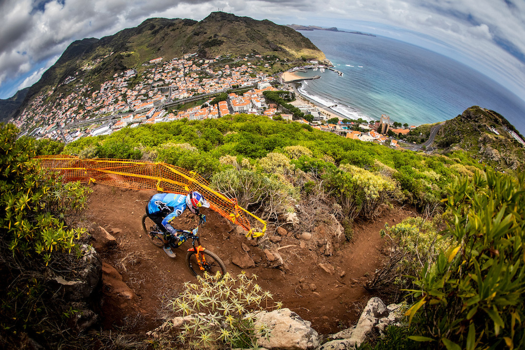 During the 3rd round of the 2019 Enduro World Series, Machico, Madeira.