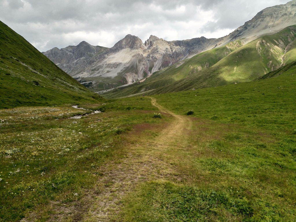 View down the valley.