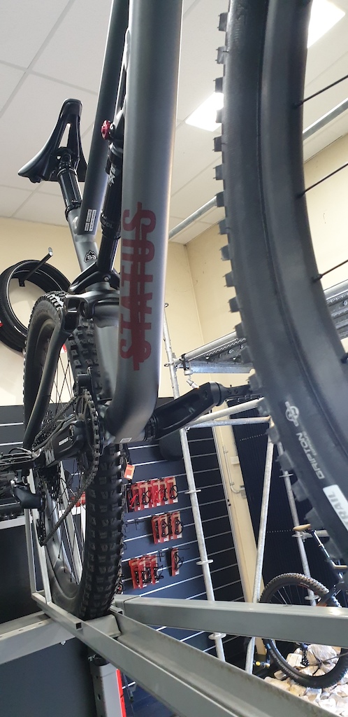 And the down tube