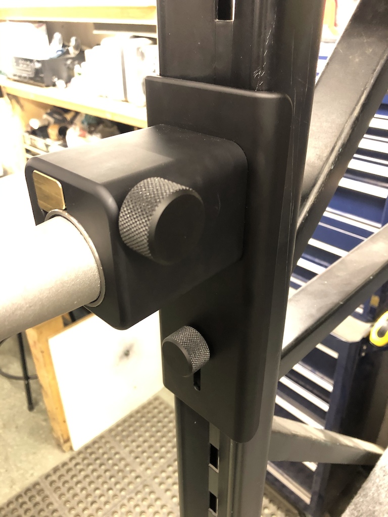 Arm with bracket and bike