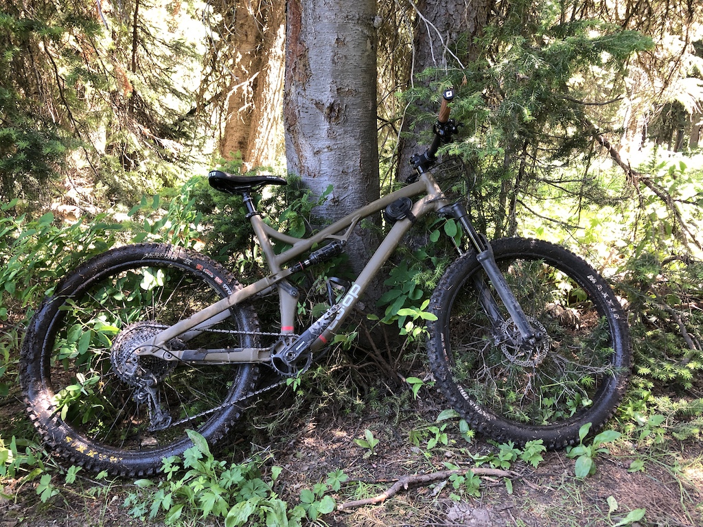 Tough ride at Shadow Mountain in Jackson, WY