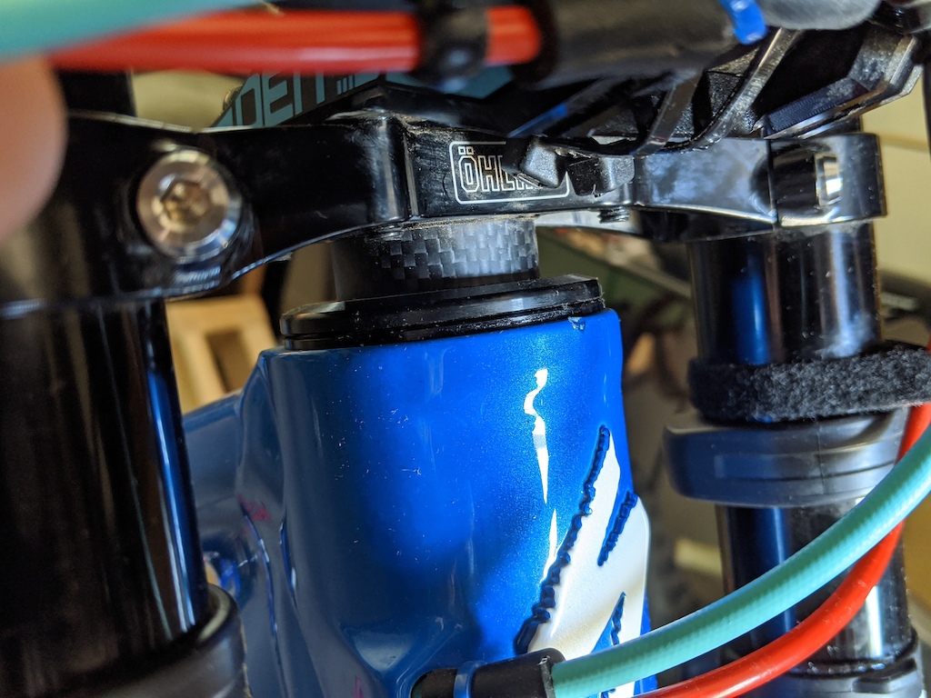 2020 Specialized Demo Race OEM headset top cap - front