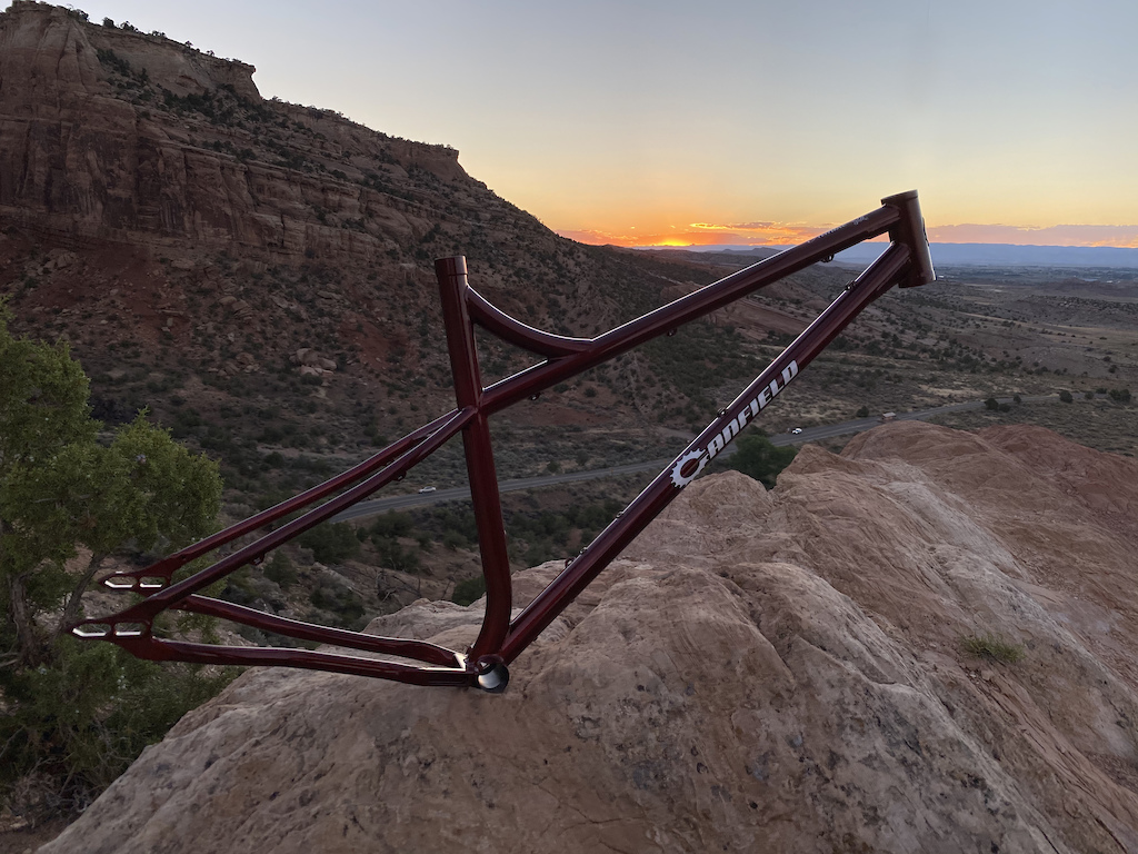 2020 Canfield Nimble 9 Cherry Cola - Steel Hardtail