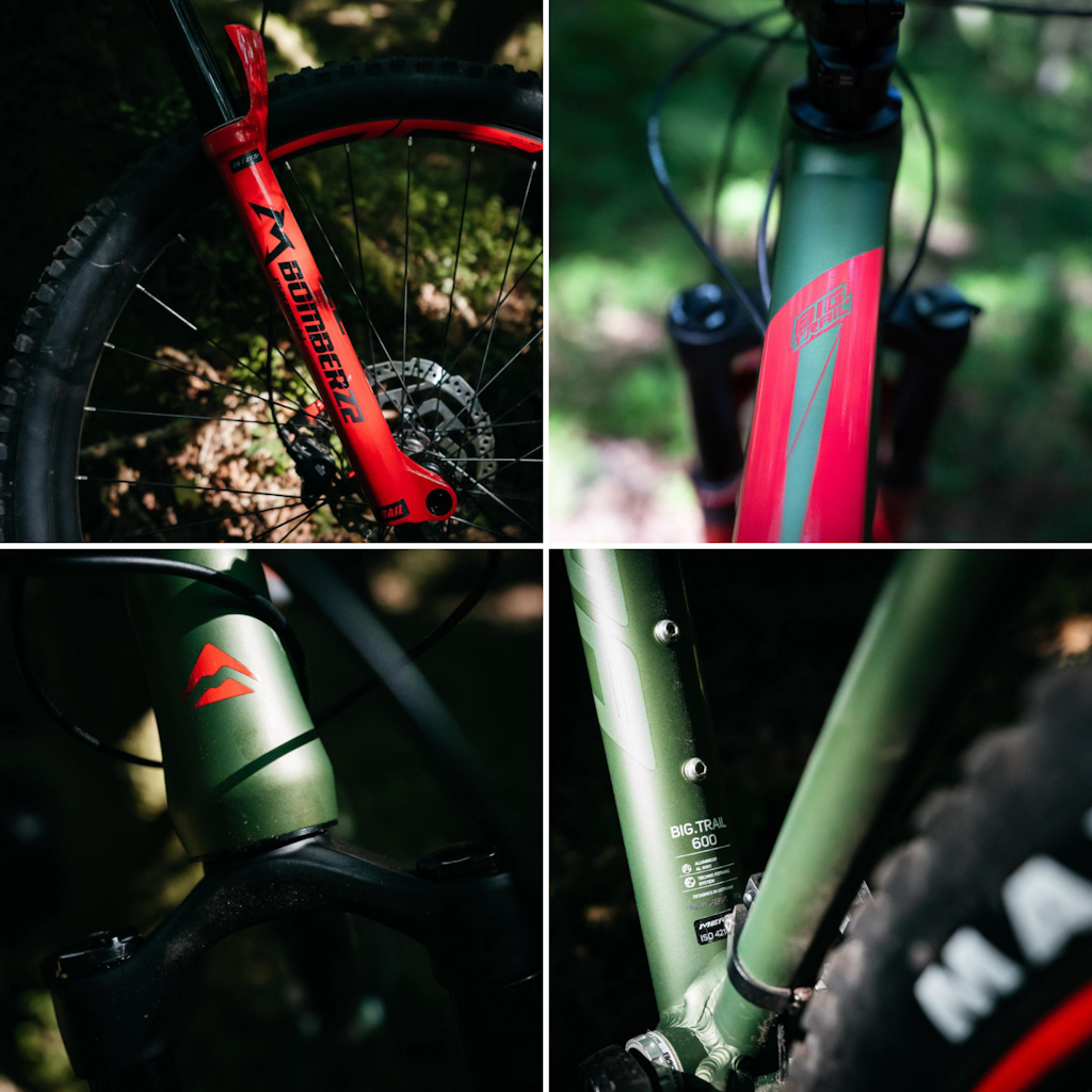 The UK influenced Merida Big.Trail 600 being ridden on the trails that inspired its creation.
