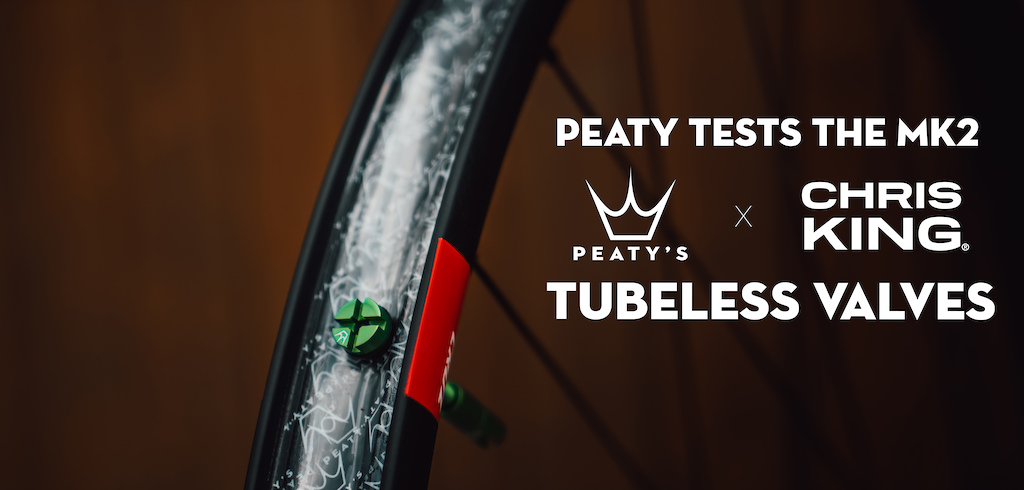 MK2 Peaty’s x Chris King Tubeless Valves -Made from lightweight anodised 7075 aluminium as standard, our new MK2 tubeless valves are now compatible with all rim inserts and come with a spoke key cap as well as a valve core removal cap.