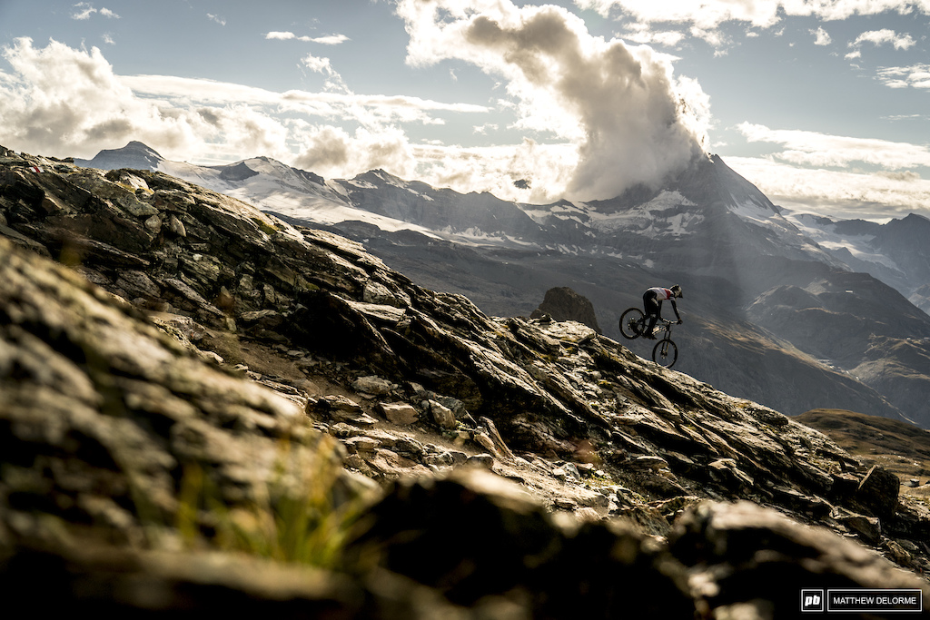 Florian Nicoali doing a bit of Matterhorn hopping.