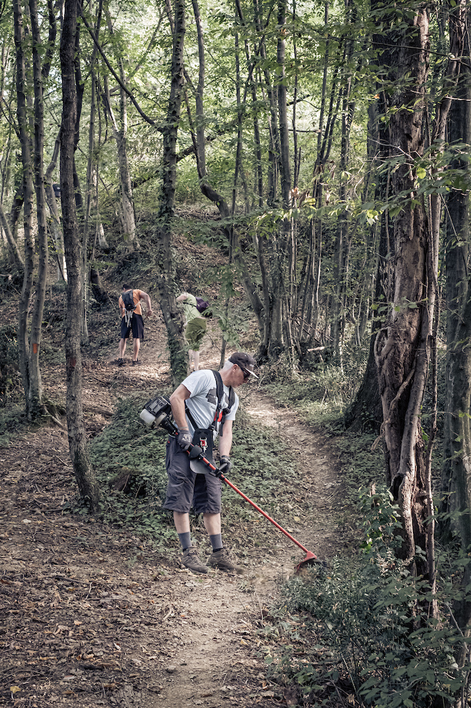 Take Care of Your Trail 2020 - Nimis.
Pulizia e lavori di manutenzione del sentiero della Lugnesie.
Foto di Elia Ferandino