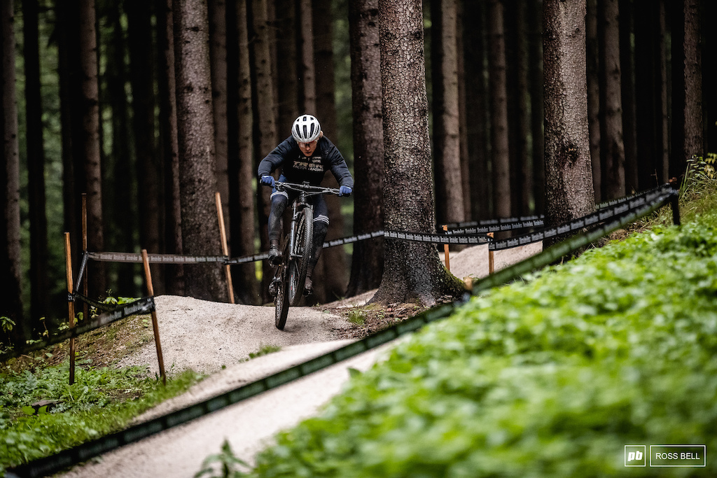 Anton Cooper finding his flow in the new section which will be used to keep things fresh between the 2 races.