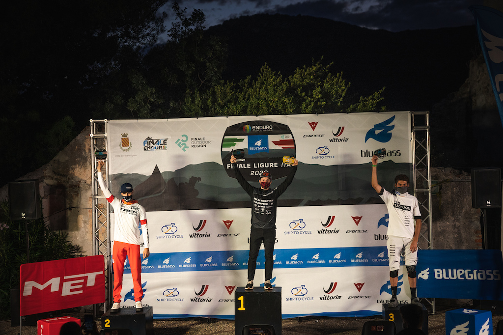 Jesse Melamed on the top step of the podium in Finale Ligure.

Photo by Kike Abelleira