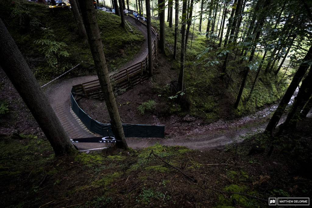A bit of smooth woodland bike park to mix it up.