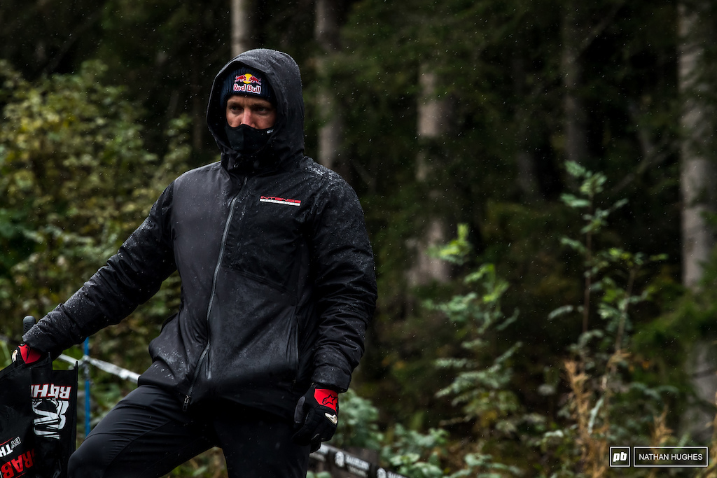 Aaron Gwin knows Leogang and how to win it come what may... But does he know 'this kind' of Leogang? The extreme weather is a curveball and the new section, well, you'll see.