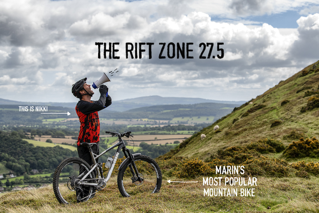 The Rift Zone 27.5 is Marin s most popular mountain bike