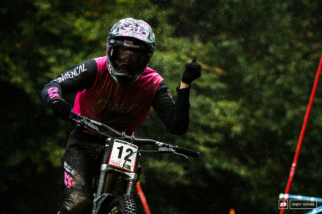 Remi Thirion pulling off the rain and dirt had him seeing fifth place.
