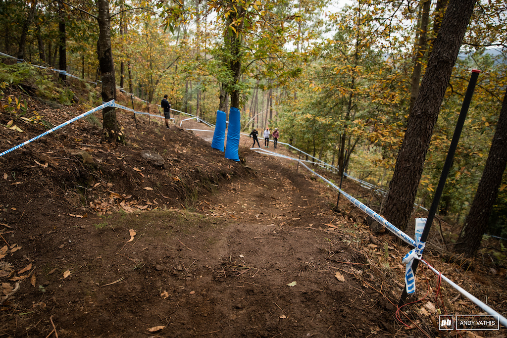 The wide tape sections on this track offer proper line choices that benefit each style of rider differently. Tomorrow's practice will open up lines and put to rest uncertainties.