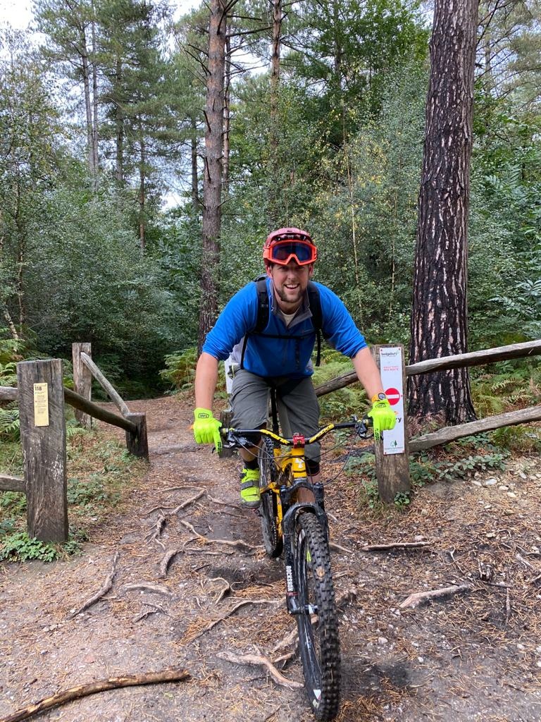 Finishing the first circuit of Bedgebury