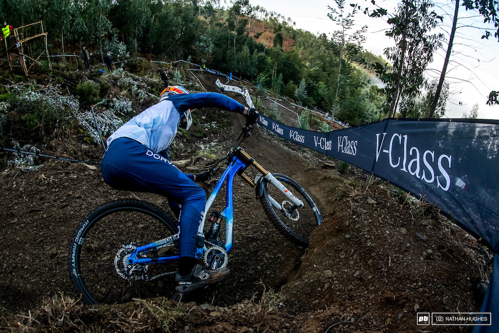 Baptiste Pierron looking good and going hard on the bike, as we've come to expect.
